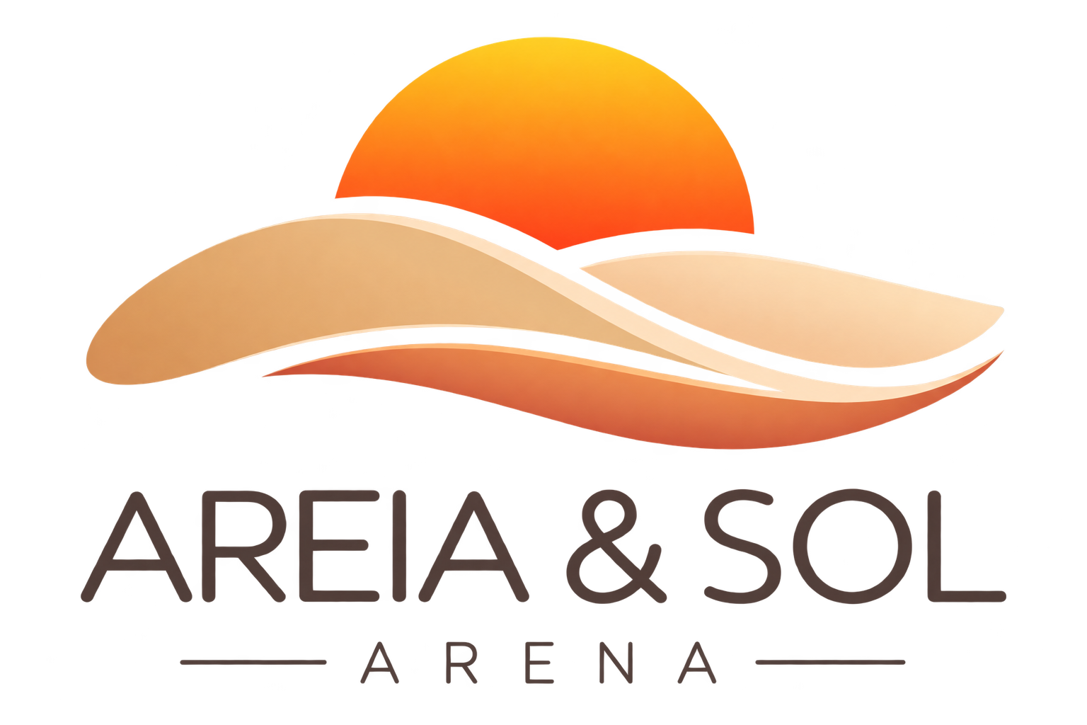 Logo horizontal Areia & Sol Arena
